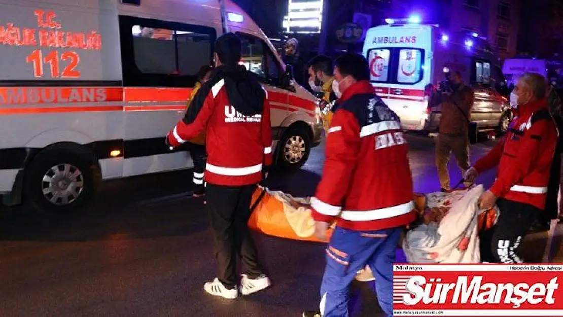 Başkent'te alevlerin arasında kalan kadın balkondan atladı: 1 yaralı