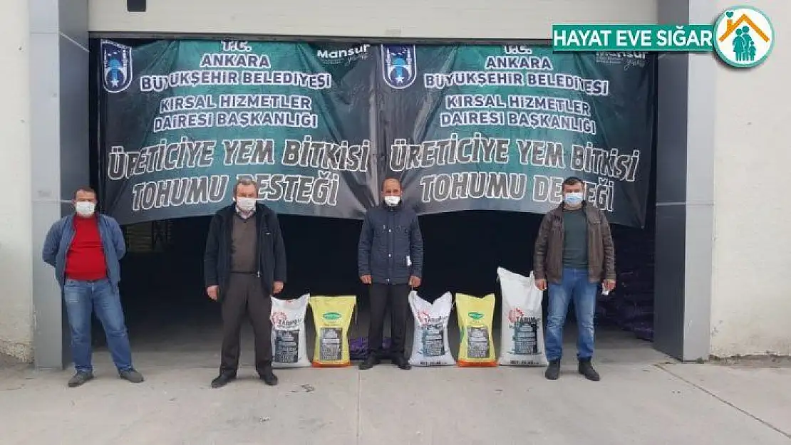 Başkent'te üreticiye tohum desteği