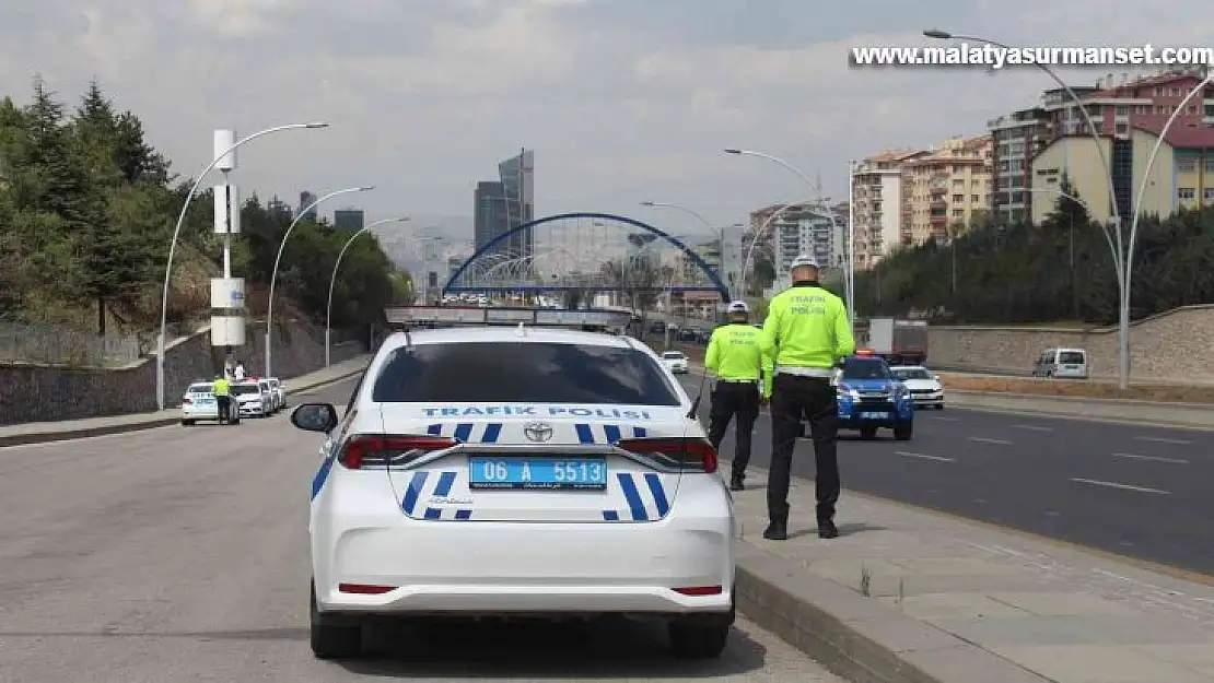 Başkentte bayram trafiği denetimi