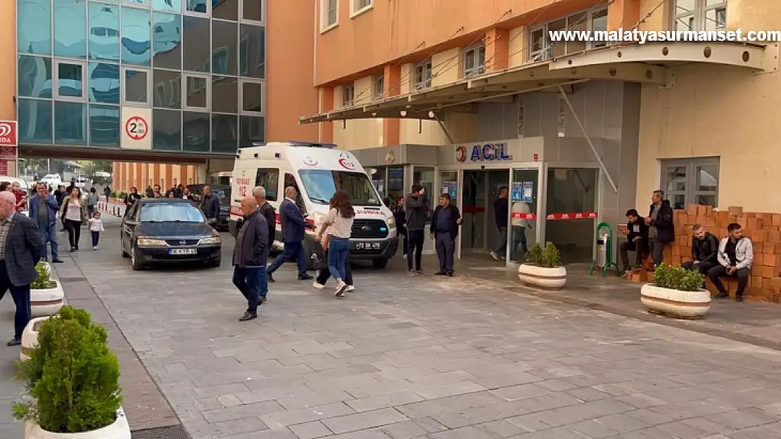 Hasta yakını hastanede dehşet saçtı: Bebek ve güvenlikçi yaralandı