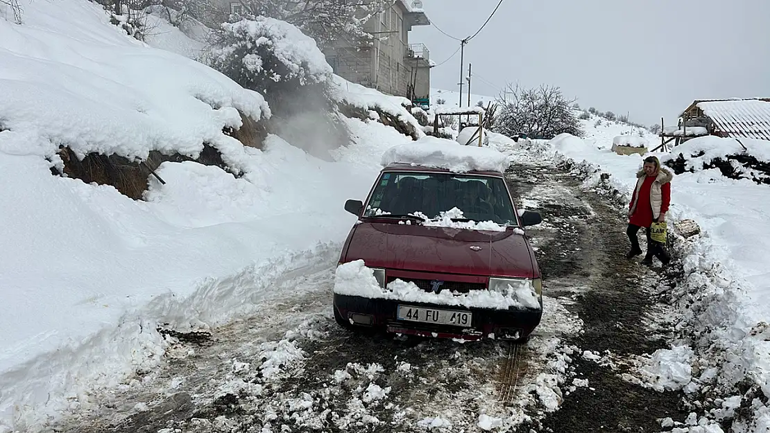 Battalgazi Belediyesi'nden Zor Kış Şartlarında Örnek Çalışma