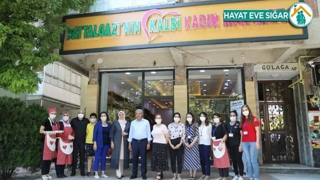 Battalgazi'de kadın kooperatifi kafe market açılışa hazır