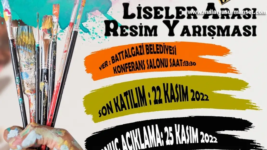 Battalgazi'de ödüllü resim yarışması