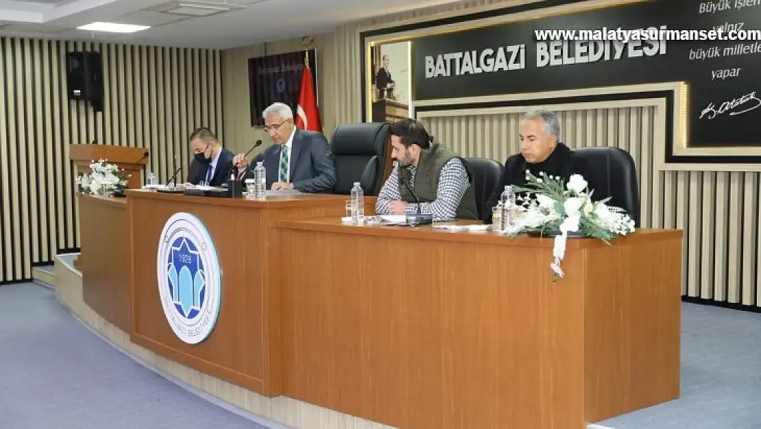 Battalgazi meclisi, aralık ayı olağan toplantısı tamamlandı