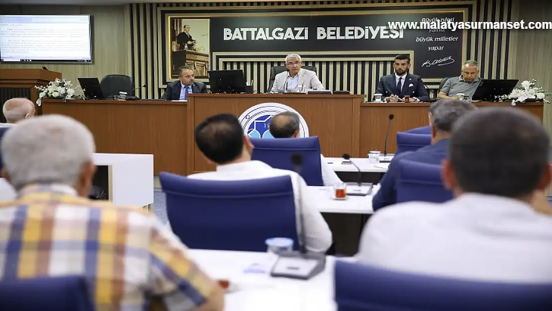 Battalgazi Meclisi Temmuz Ayı Olağan Toplantısı Tamamlandı