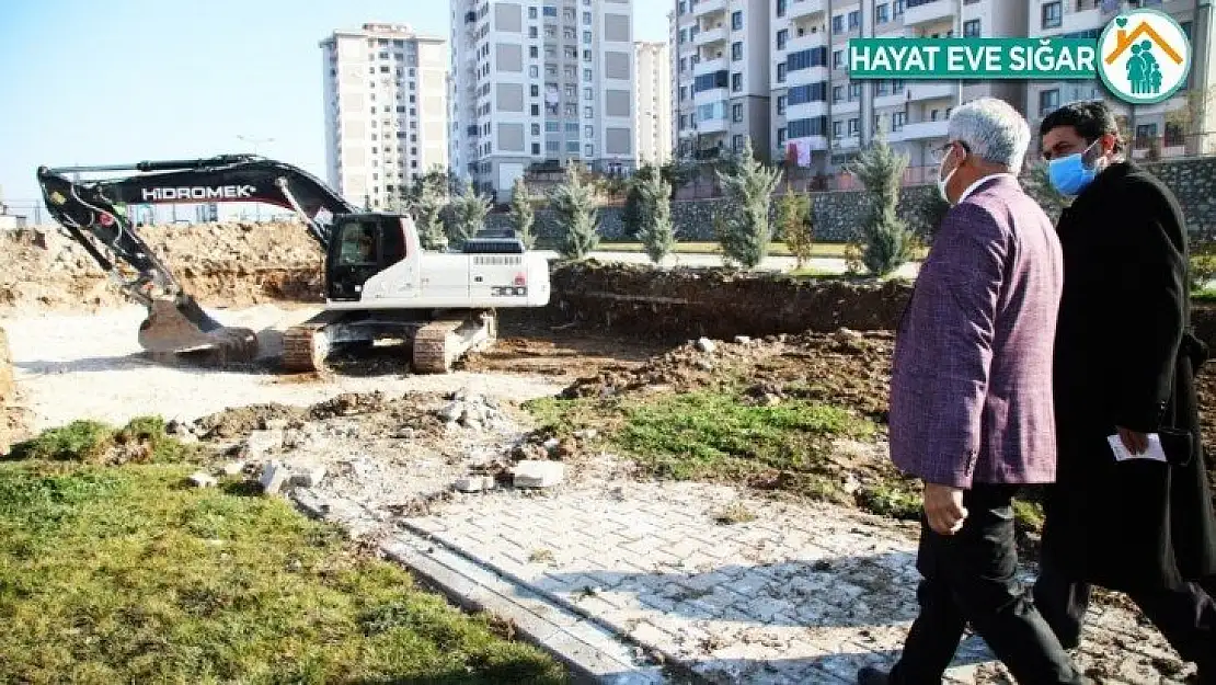 Battalgazi semt kütüphanesi için ilk kazma vuruldu