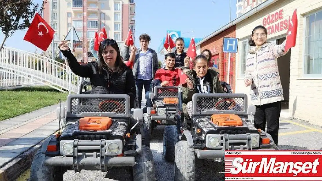 Battalgazi trafik parkı özel çocuklarla şenlendi