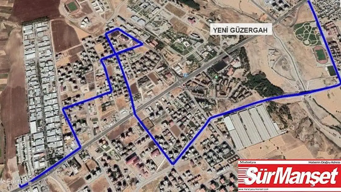 Belediye otobüslerinin güzergahı değiştirildi