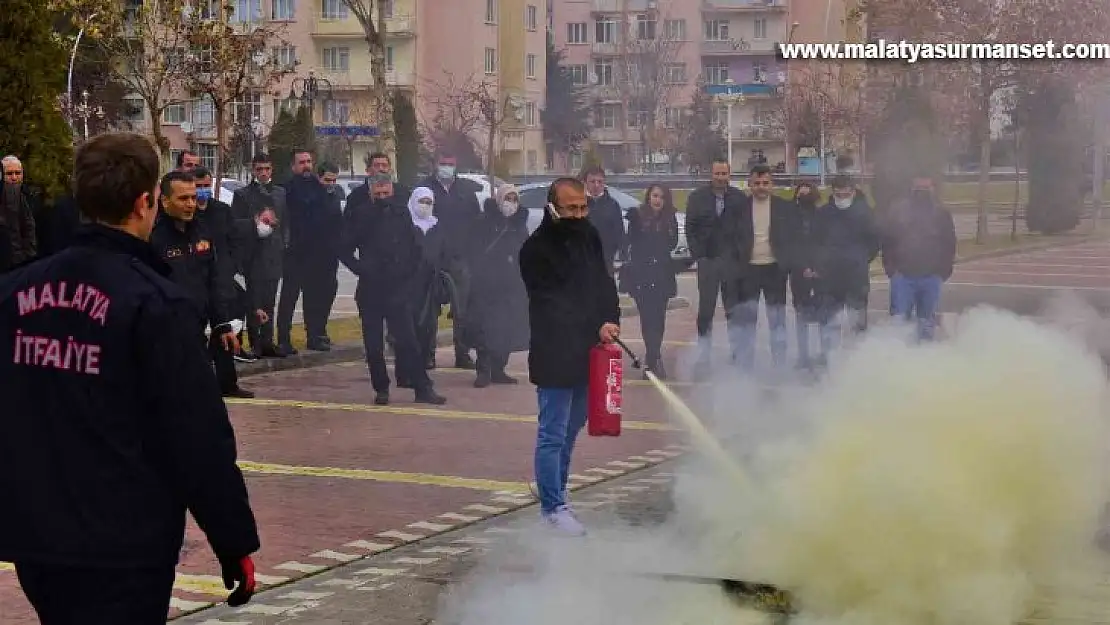 BELSOS Personellerine yangın eğitimi verildi