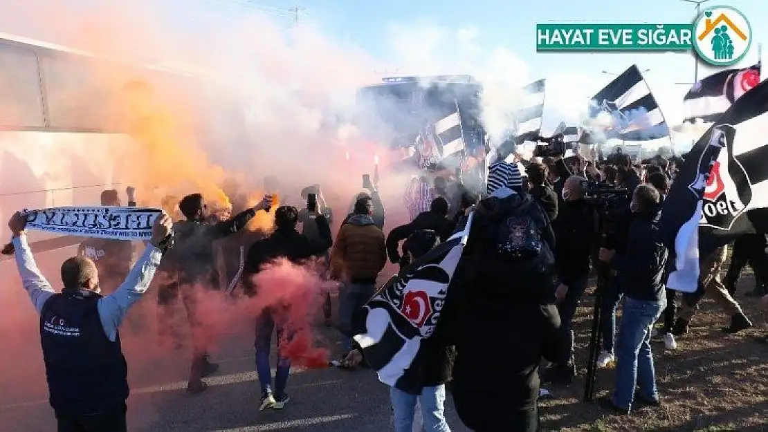 Beşiktaş'a Malatya'da coşkulu karşılama