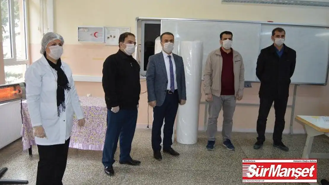 Besni'de maske üretimi başladı