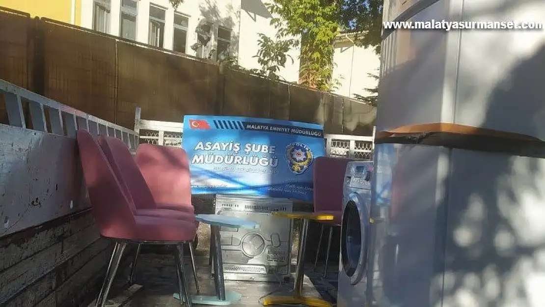 Beyaz eşya hırsızı polisten kaçamadı
