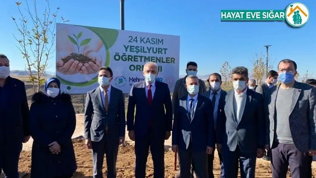 Beylerderesi'ne Öğretmenler Ormanı kuruldu