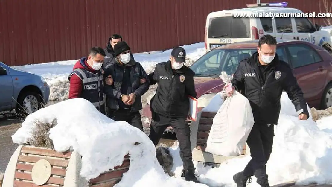 Binadan bakır kablo ve hurda çalan şüpheli suçüstü yakalandı