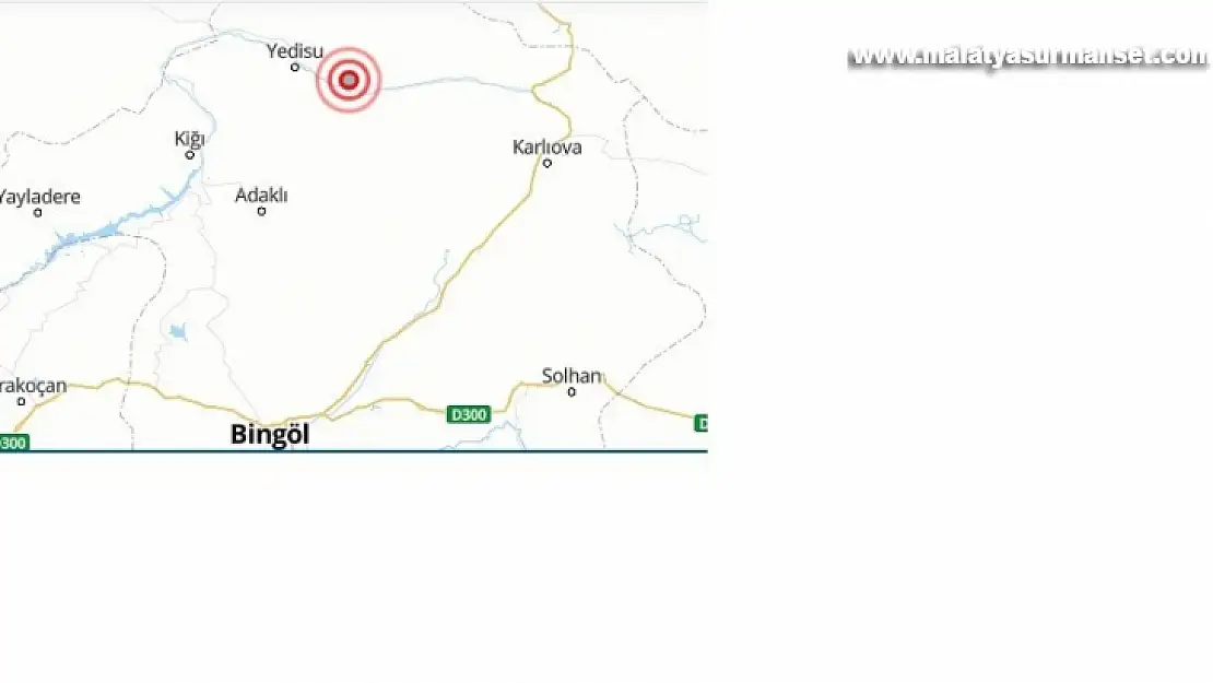 Bingöl'de 3.1 büyüklüğünde deprem