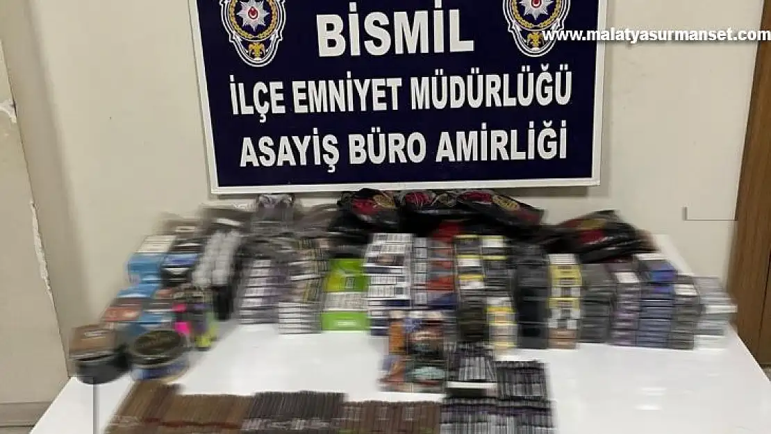 Bismil'de huzur uygulaması: Silah ve bandrolsüz tütün ele geçirildi