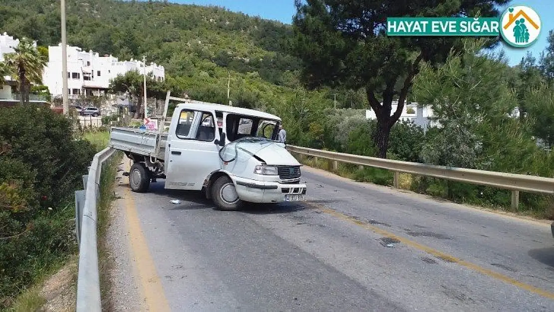 Bodrum'da trafik kazası: 1 yaralı