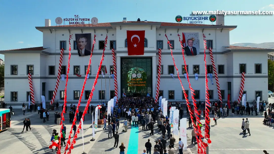 Bölgenin En Kapsamlı Ve Modern Kütüphanesi Malatya'da Açıldı