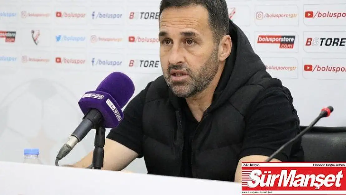 Boluspor  Bursaspor maçının ardından