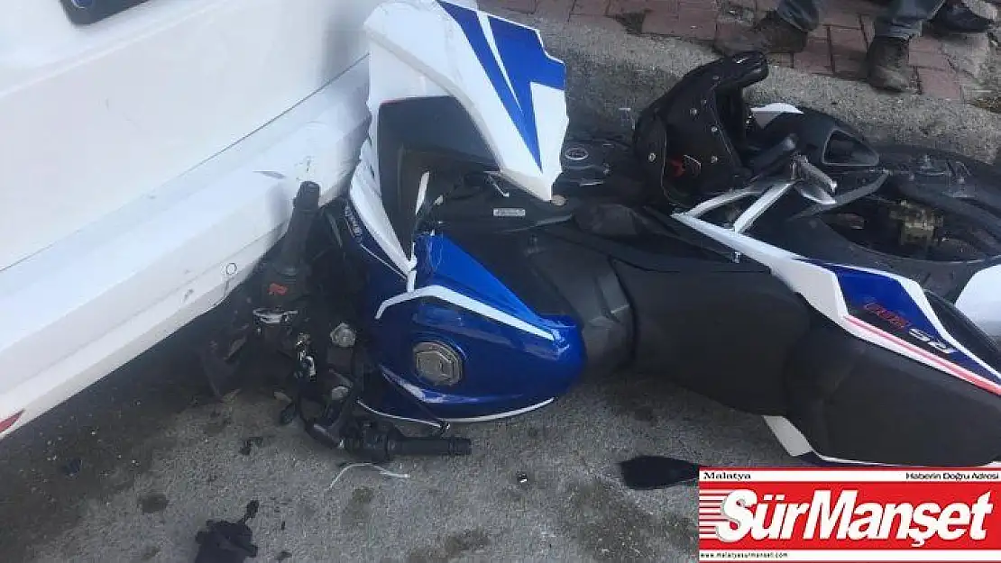 Boyabat'ta motosiklet kazası: 1 yaralı