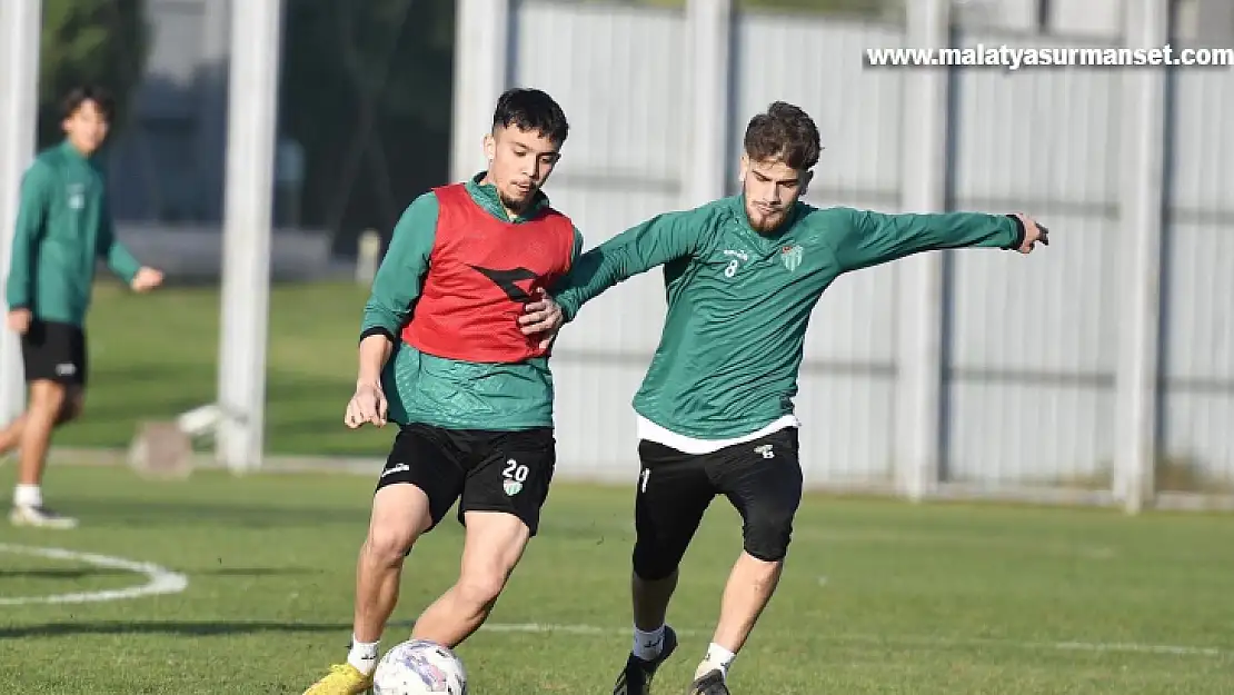 Bursaspor'da Düzcespor maçı hazırlıkları devam ediyor