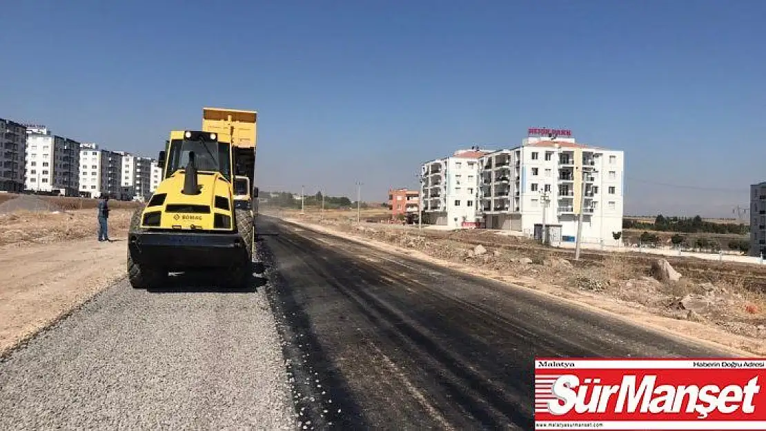 Büyükşehir Belediyesi'nin yol yapım çalışmaları devam ediyor