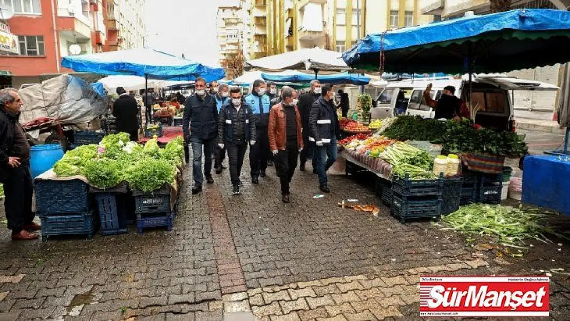 Büyükşehir Belediyesi semt pazarlarını denetledi