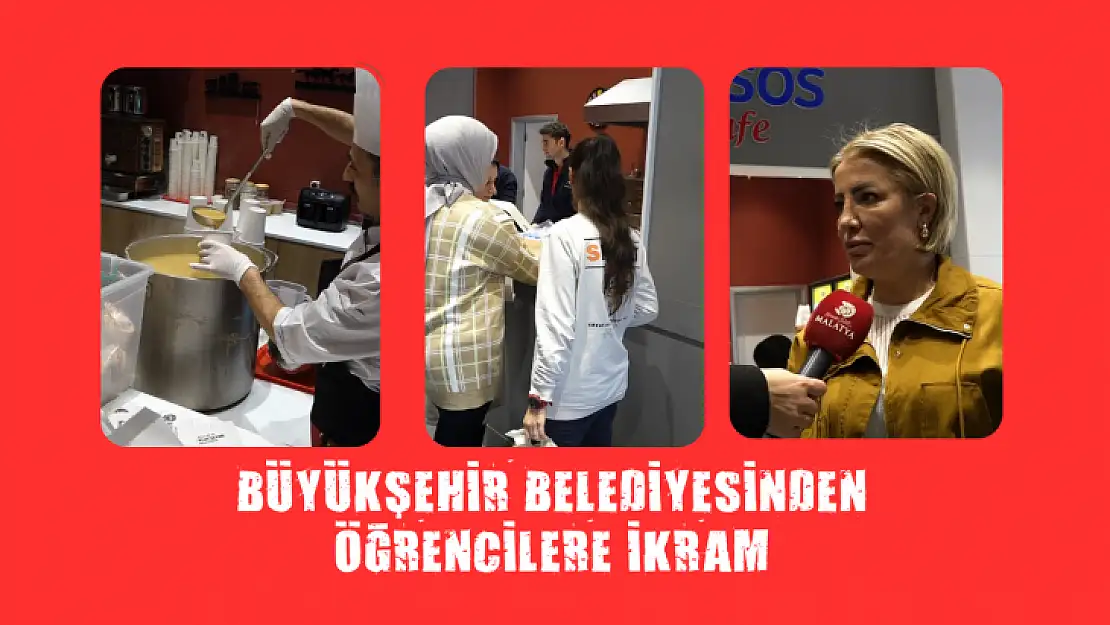 Büyükşehir Belediyesinden Öğrencilere İkram