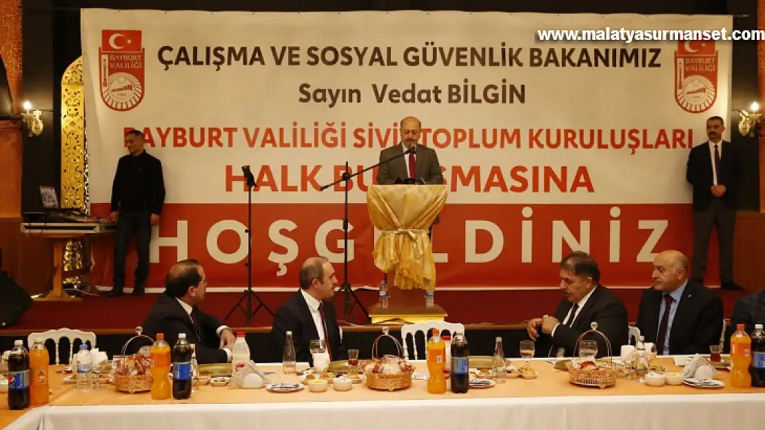 Çalışma ve Sosyal Güvenlik Bakanı Vedat Bilgin: