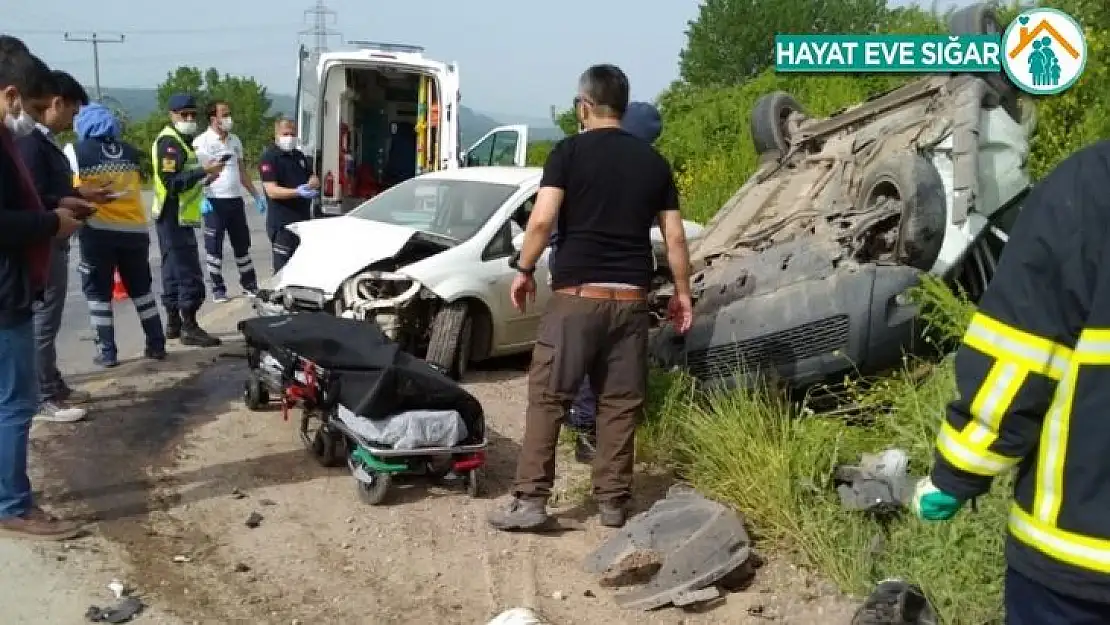 Çan'da trafik kazası: 1 ölü, 2 yaralı