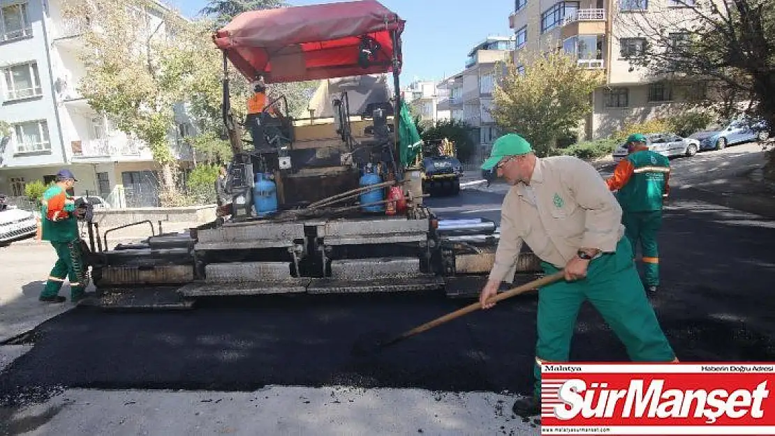 Çankaya asfaltta hız kesmiyor