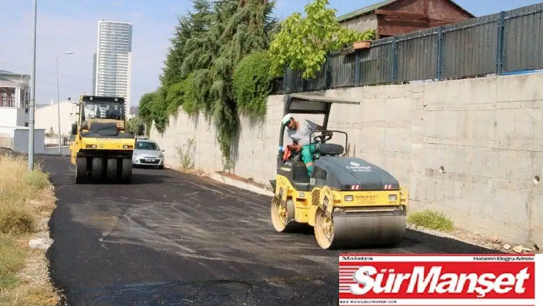 Çankaya'da asfalt çalışmaları hız kesmiyor