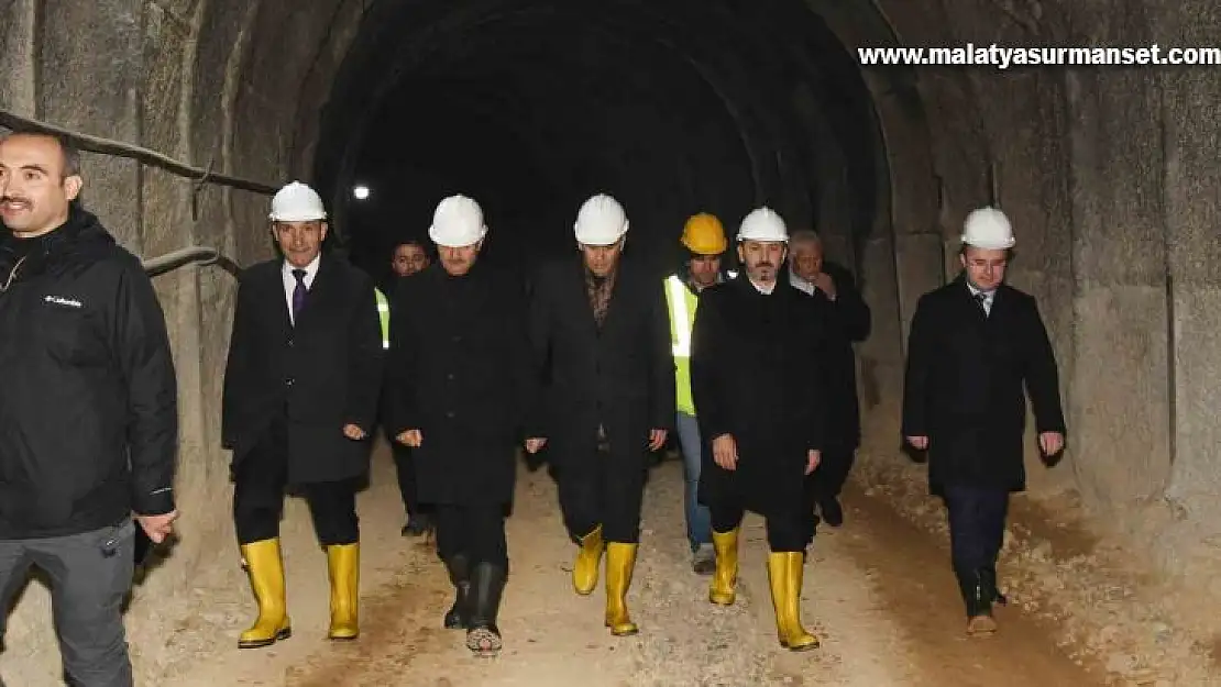 Çat Barajı Sulama Tüneli'nde sona gelindi