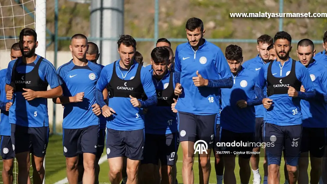 Çaykur Rizespor, Erzurum'daki ilk etap çalışmalarını tamamladı