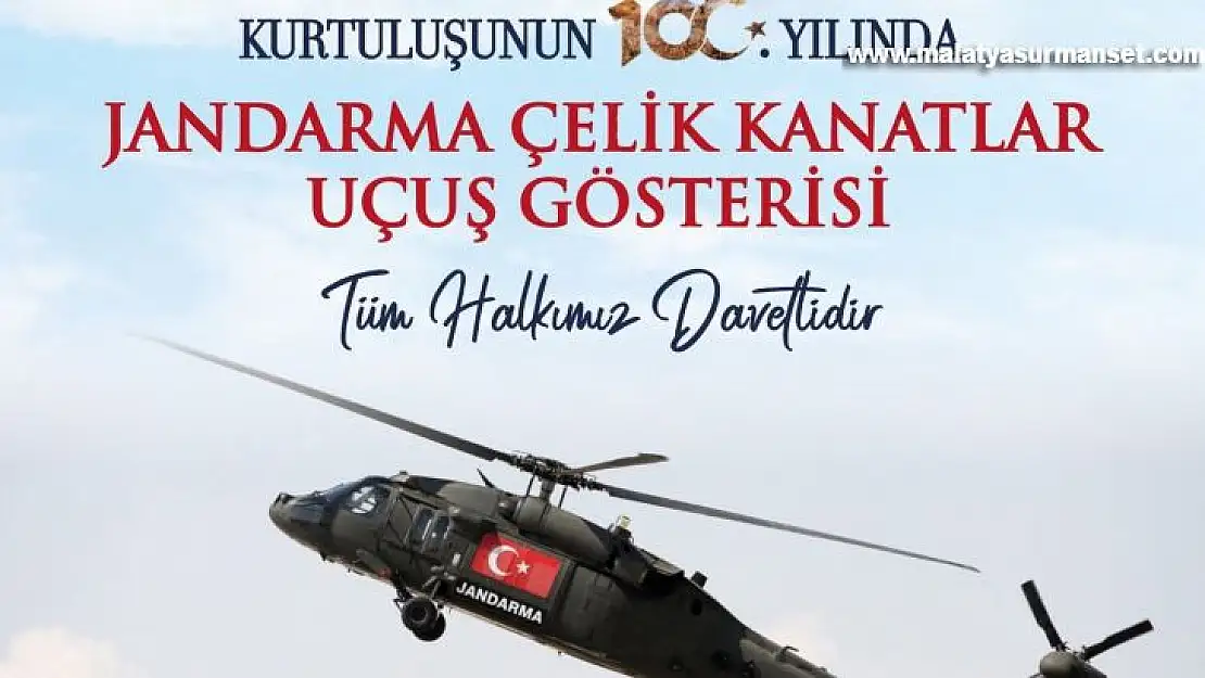 Çelik kanatlardan 100. yıldönümü gösterisi