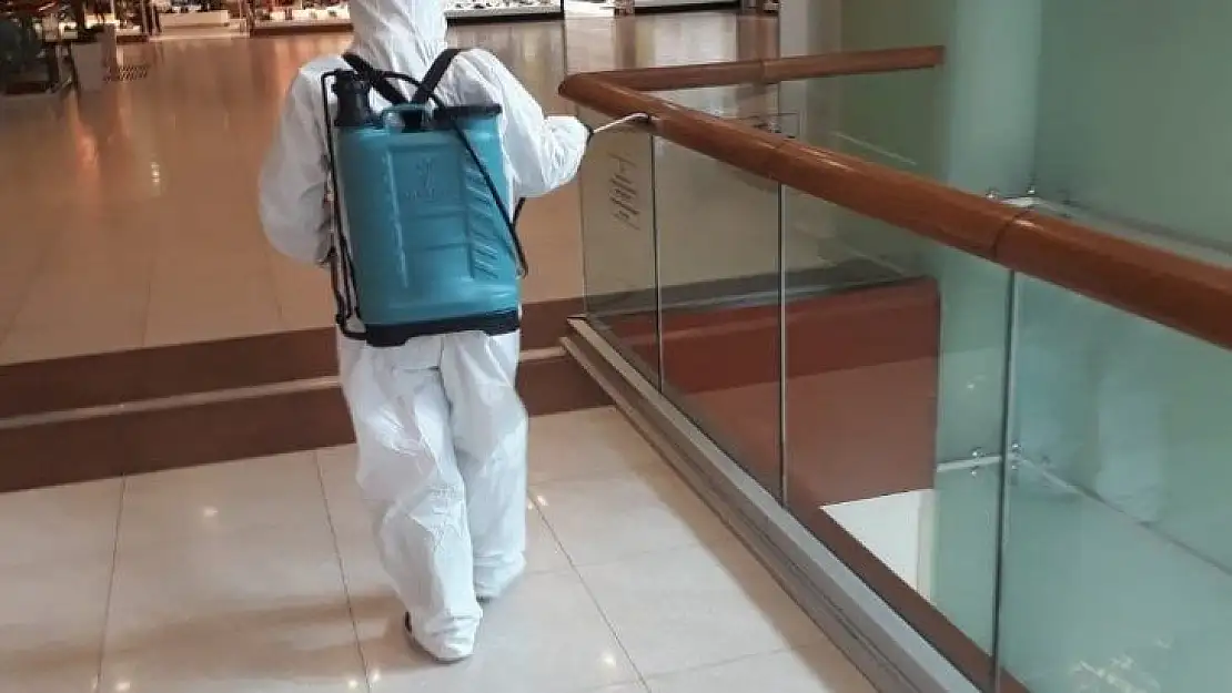 Ceylan Karavil ve Büyükşehir Belediyesi iş birliği ile dezenfekte çalışması başlatıldı