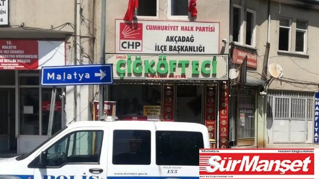 CHP Akçadağ İlçe Başkanına silahlı saldırı