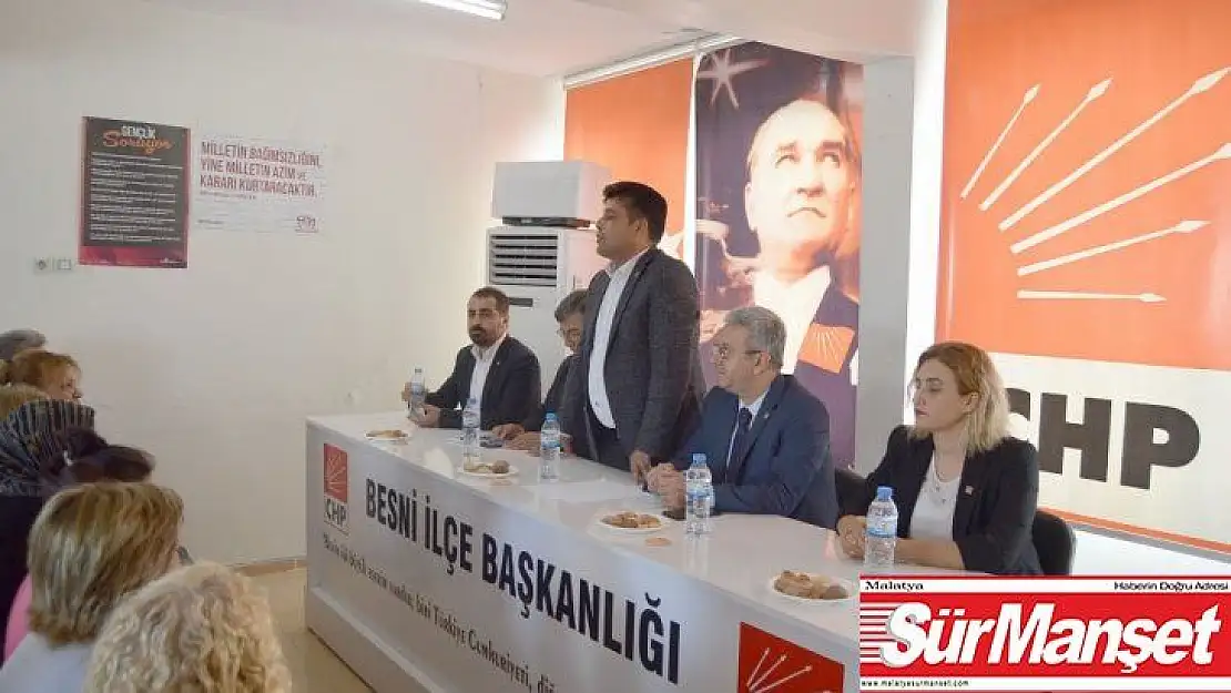 CHP heyeti, Besni'de sorunları dinledi