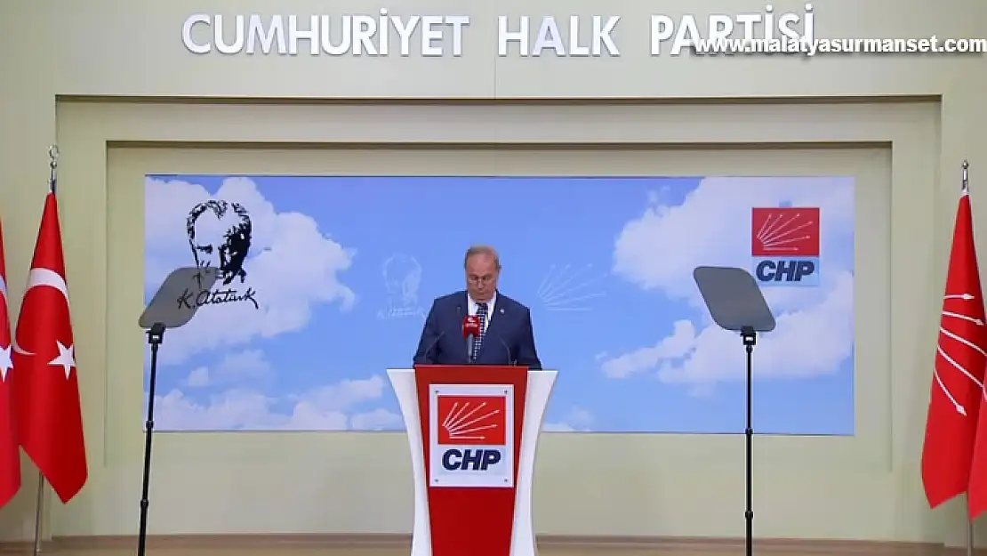 CHP Sözcüsü Öztrak, MYK toplantısına ilişkin açıklamalarda bulundu