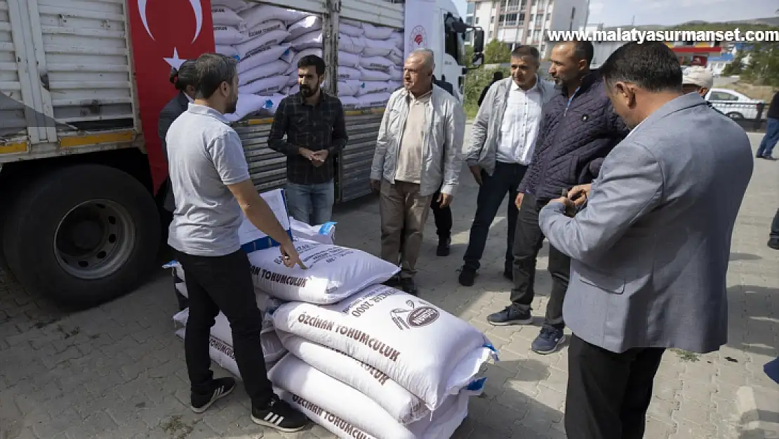 Çiftçilere 366 ton sertifikalı buğday tohumu dağıtıldı