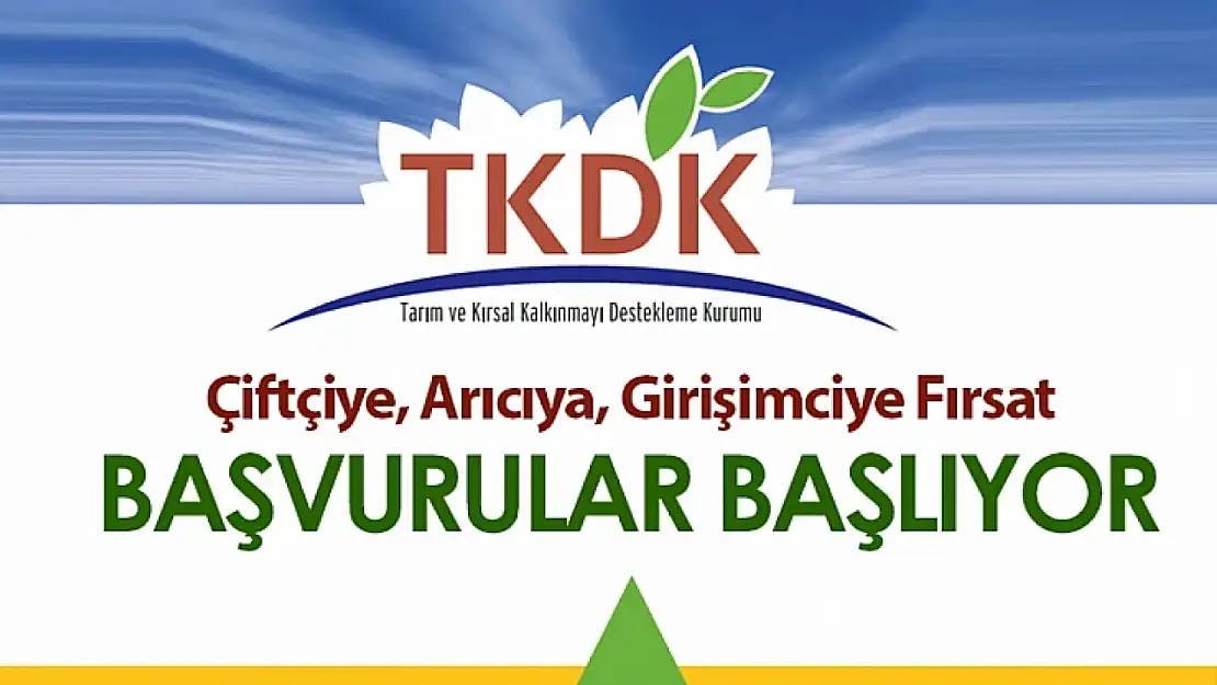 Çiftçiye Arıcıya Girişimciye Fırsat: TKDK Başvuru Süreci Başlıyor
