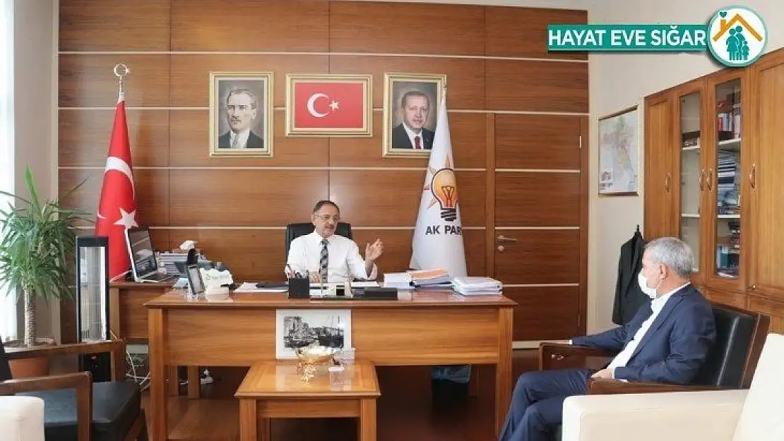Çınar, Ankara'da ziyaretlerde bulundu