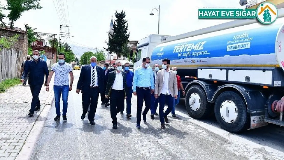Çınar, temizlik hizmetlerini inceledi