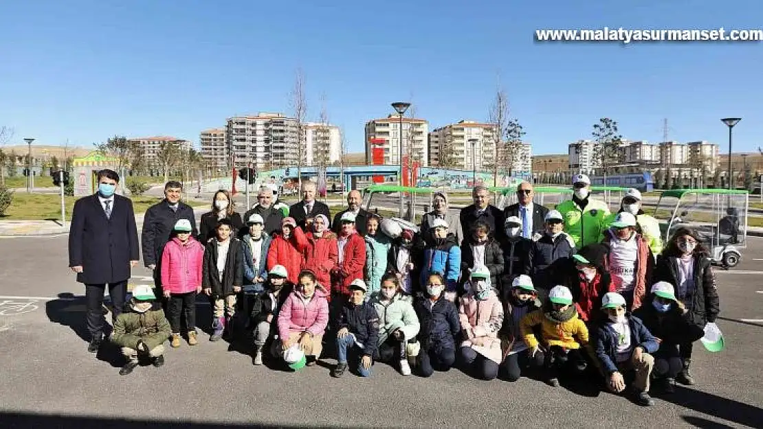 Çocuk Hakları Alt Komisyonu üyeleri trafik parkında inceleme yaptı