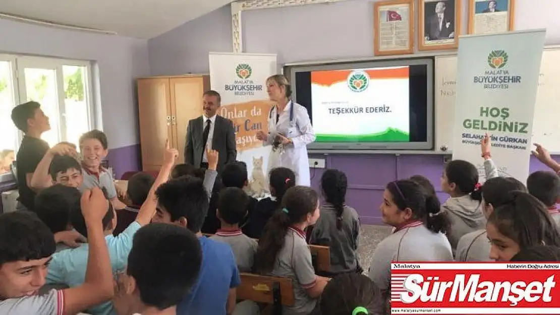 Çocuklara hayvan sevgisi kazandırılması için seminerler veriliyor