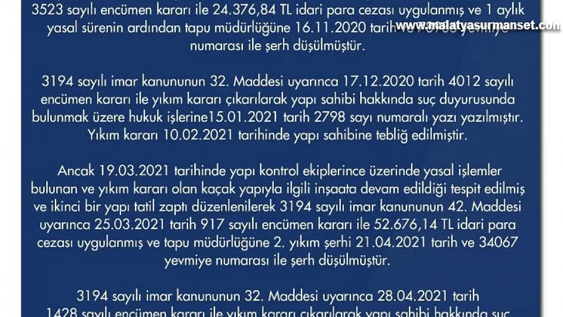 Çöken bina hakkında 2 kez yıkım şerhinin düşüldüğü ortaya çıktı