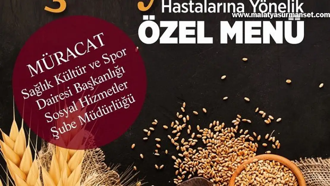 Çölyak hastası öğrencilere özel menü