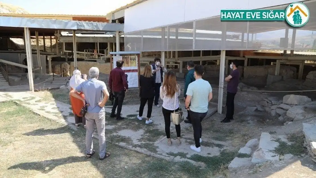 Covid-19'a rağmen Arslantepe'ye ziyaretçi akını