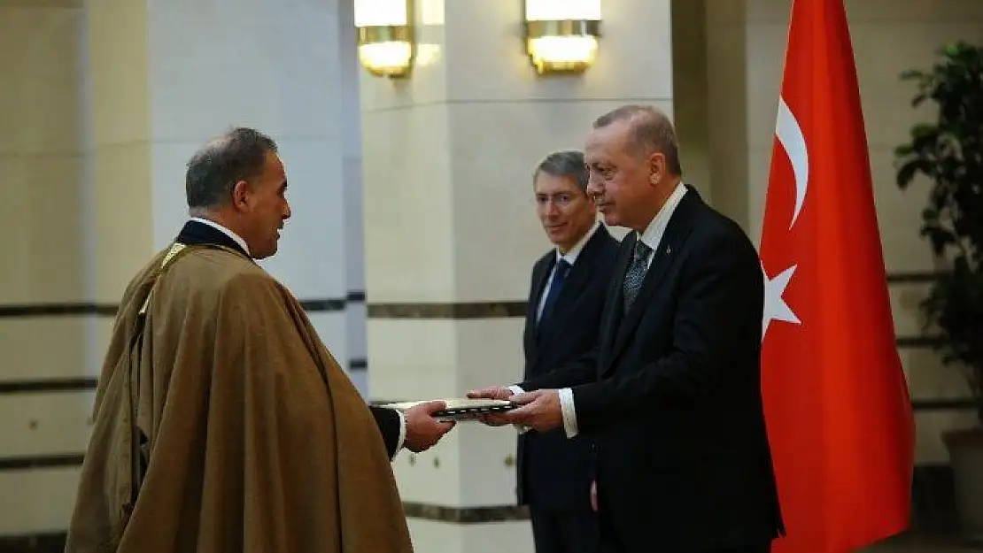 Cumhurbaşkanı Erdoğan, Cezayir Büyükelçisini kabul etti