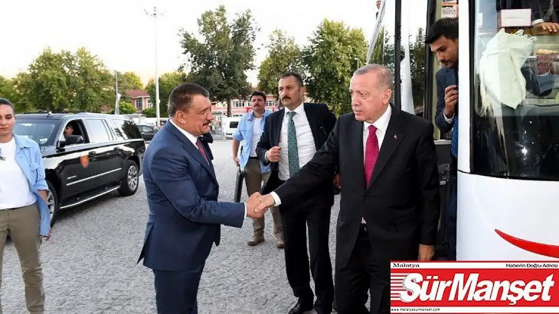 Cumhurbaşkanı Erdoğan'dan Malatya Büyükşehir Belediyesine ziyaret